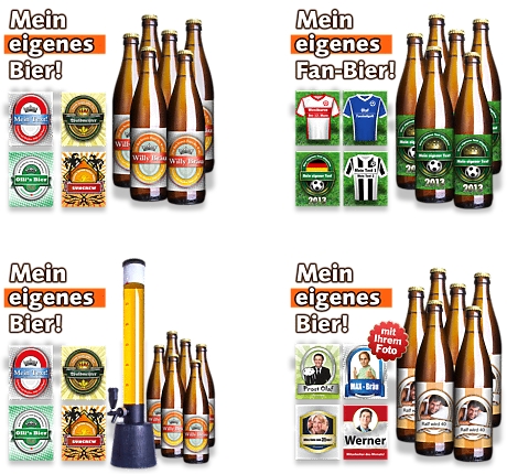 Wunschbier - Dein Bier mit individuellen Etiketten gestalten